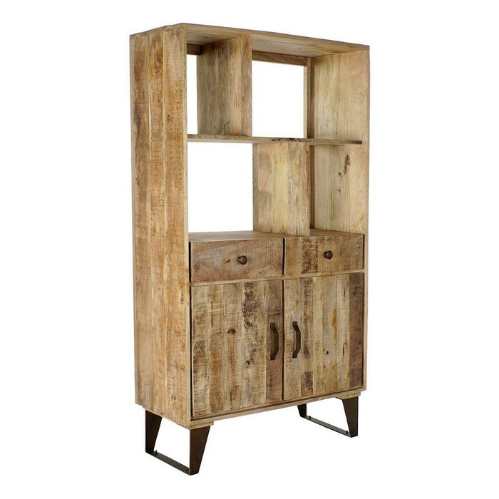 DKD Home Decor Estantería Mango y Metal Natural Cottage Rustic