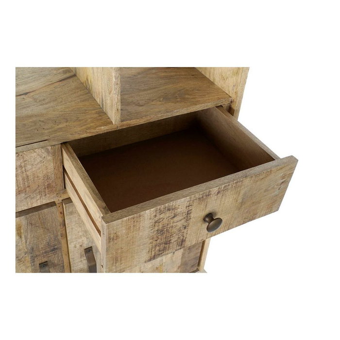 DKD Home Decor Estantería Mango y Metal Natural Cottage Rustic
