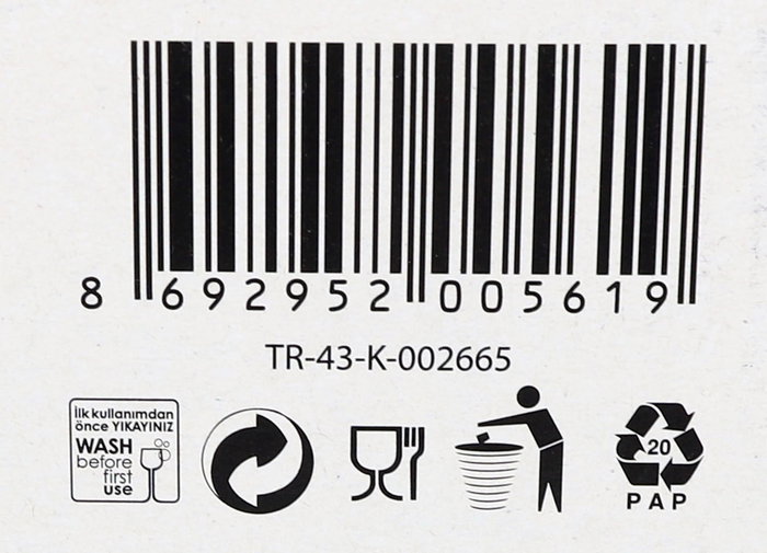 Lav Set 6 Copas Agua 260 cc Misket (4 Cajas)