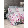 Aucune Juego de cama Gris con funda nórdica y 2 fundas de almohada