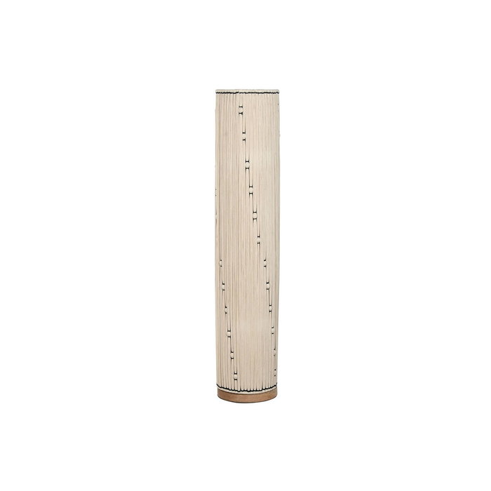 DKD Home Decor Lámpara de Pie Algodón y Rafia Nudo Natural Crudo