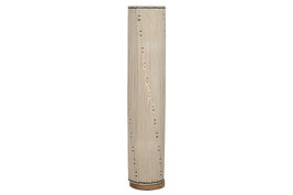DKD Home Decor Lámpara de Pie Algodón y Rafia Nudo Natural Crudo
