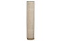 DKD Home Decor Lámpara de Pie Algodón y Rafia Nudo Natural Crudo