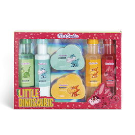 Martinelia LITTLE DINOSAURIC COMPLETE BATH LOTE 6 pz Gel de baño, loción, champú y bombas