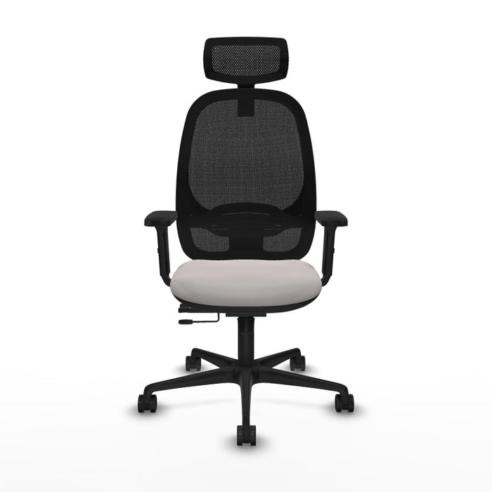 PIQUERAS Y CRESPO Silla de oficina Cilanco con mecanismo Sincro/Traslack, Blanco y Negro PIQUERAS Y CRESPO Silla de oficina Cilanco con mecanismo Sincro/Traslack, Blanco y Negro