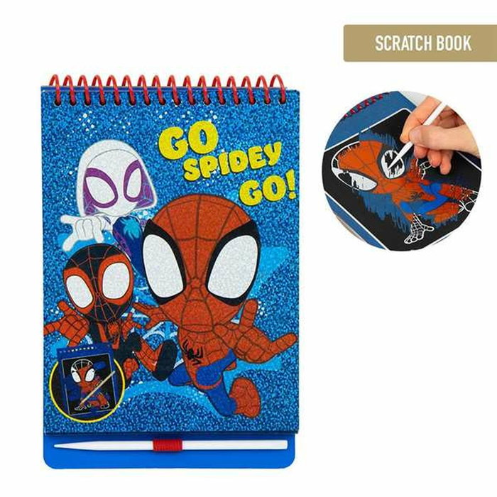 Cerdá Set De Papelería Scratch Book Spidey Amazing Friends Marvel Azul Cerdá Set De Papelería Scratch Book Spidey Amazing Friends Marvel Azul
