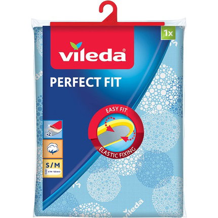 Vileda Funda Perfect Fit para tablas de planchar, 114 x 34 cm hasta 122 x 42 cm Vileda Funda Perfect Fit para tablas de planchar, 114 x 34 cm hasta 122 x 42 cm