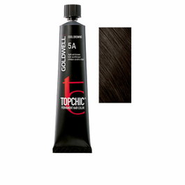 Goldwell Topchic Tinte permanente para el cabello 5A Light Ash Brown 60 ml