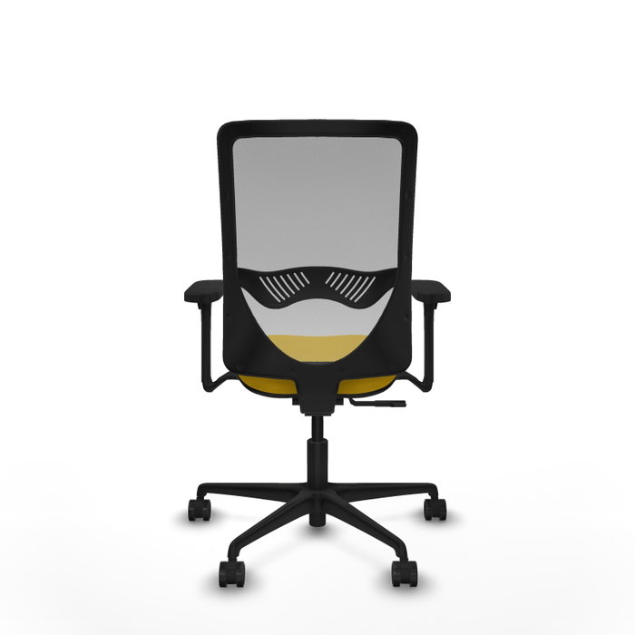 PIQUERAS Y CRESPO Silla de oficina Zulema con Mecanismo Sincro, Amarillo y Gris PIQUERAS Y CRESPO Silla de oficina Zulema con Mecanismo Sincro, Amarillo y Gris