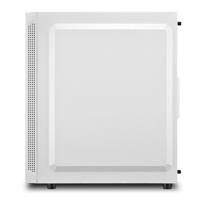 Sharkoon RGB Slider Midi Tower Blanco con Iluminación RGB para PC ATX, micro ATX, Mini-ITX Juego