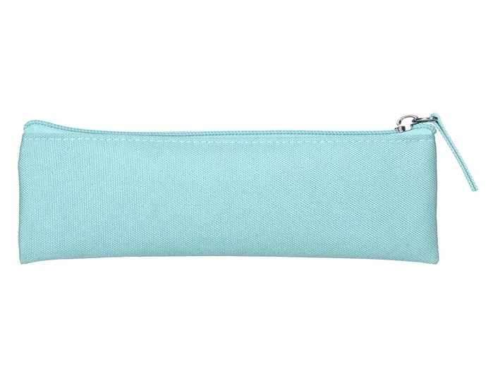 Liderpapel Estuche portatodo plano estrecho azul celeste