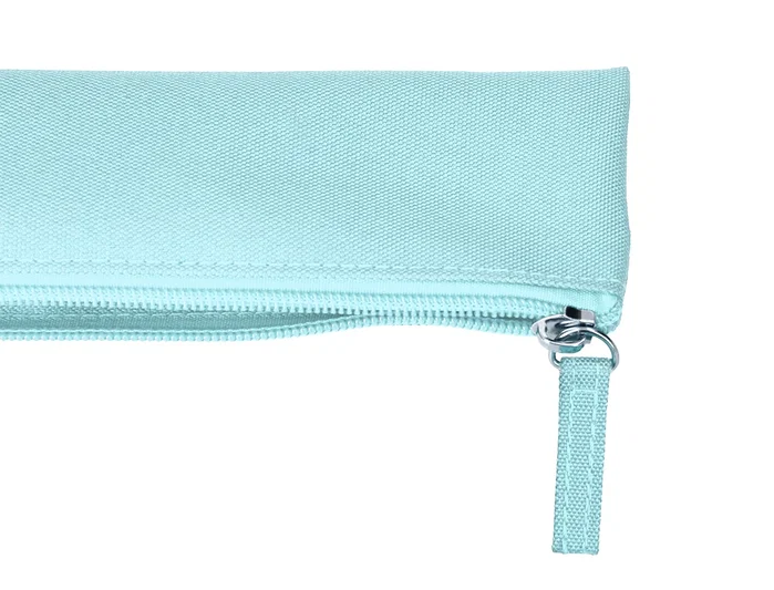 Liderpapel Estuche portatodo plano estrecho azul celeste