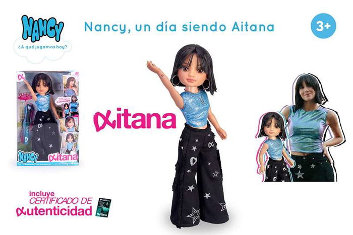 Muñeca nancy un día siendo aitana 43 cm