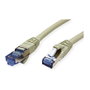 Patchkabel Cat.6A Class EA S/FTP PiMF LSOH gris 0.15m