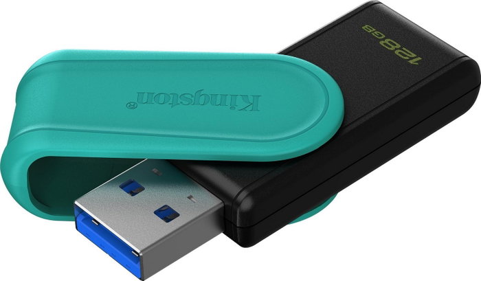 Kingston DataTraveler Exodia S 128GB USB 3.2 Gen 1 Negro/Turquesa