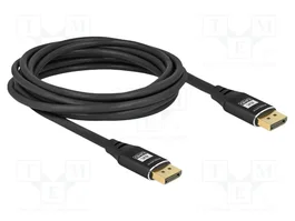 DeLOCK Cable DisplayPort 8K 60 Hz 5 m Negro Metal