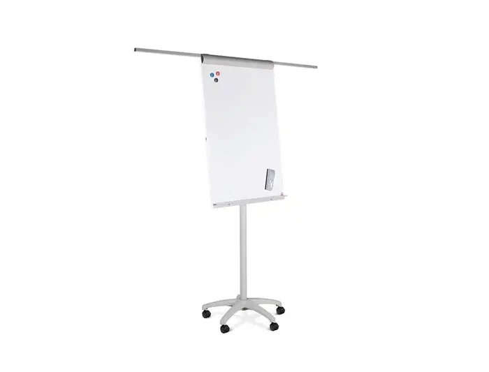 Rocada Pizarra Blanca para Conferencias Metálica Magnética con Ruedas 68x104 cm