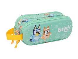 Safta Portatodo Doble 3D Bluey
