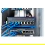 Digitus ASSMANN DN-650106 Switch Industrial de 8 Puertos Fast Ethernet (10/100) Unmanaged + 1 RJ45 Uplink, Metal para Montaje en Pared y Carril DIN