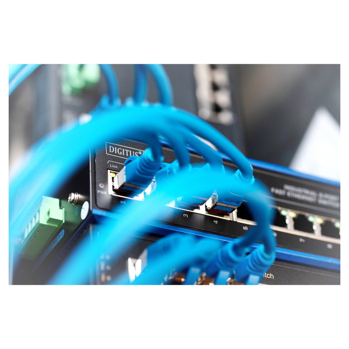 Digitus DN-650106 Switch Industrial de 8 Puertos Fast Ethernet