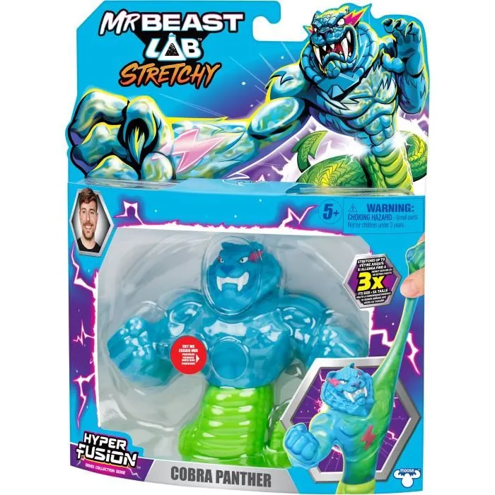 MrBeast Lab Figura Elástica Goo Jit Zu Cobra Panthere MRB0630996247976 - 11 cm MrBeast Lab Figura Elástica Goo Jit Zu Cobra Panthere MRB0630996247976 - 11 cm