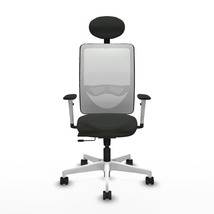 PIQUERAS Y CRESPO Silla de oficina Zulema con mecanismo Sincro/Traslack, Negro y Blanco PIQUERAS Y CRESPO Silla de oficina Zulema con mecanismo Sincro/Traslack, Negro y Blanco