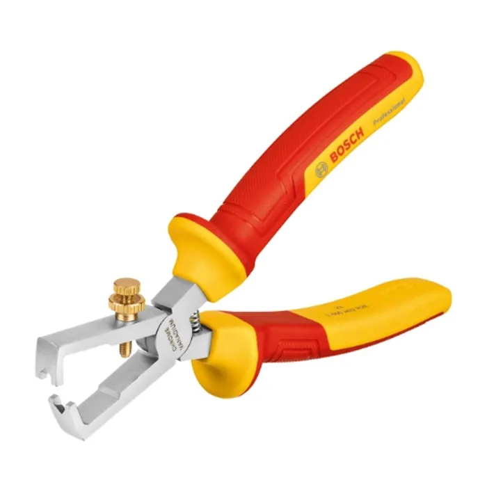Bosch Alicate Pelacables VDE 160 mm hasta 10 mm² certificado hasta 1000 V Bosch Alicate Pelacables VDE 160 mm hasta 10 mm² certificado hasta 1000 V