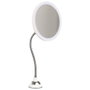 Cosmetic Club Espejo de Maquillaje LED Flexible con Ventosa y Aumento 5x