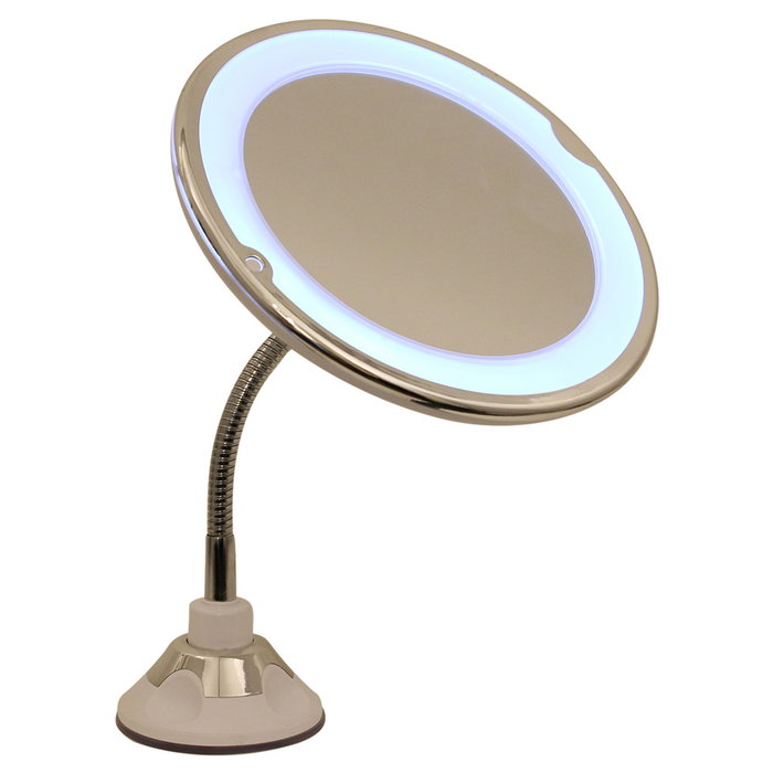 Cosmetic Club Espejo de Maquillaje LED Flexible con Ventosa y Aumento 5x Cosmetic Club Espejo de Maquillaje LED Flexible con Ventosa y Aumento 5x