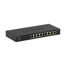 NETGEAR GS308LP Switch Gigabit Ethernet No Administrado 8 Puertos PoE+ (60W) Conmutación 16 Gbit/s para Desktop y Montaje en Pared, Negro