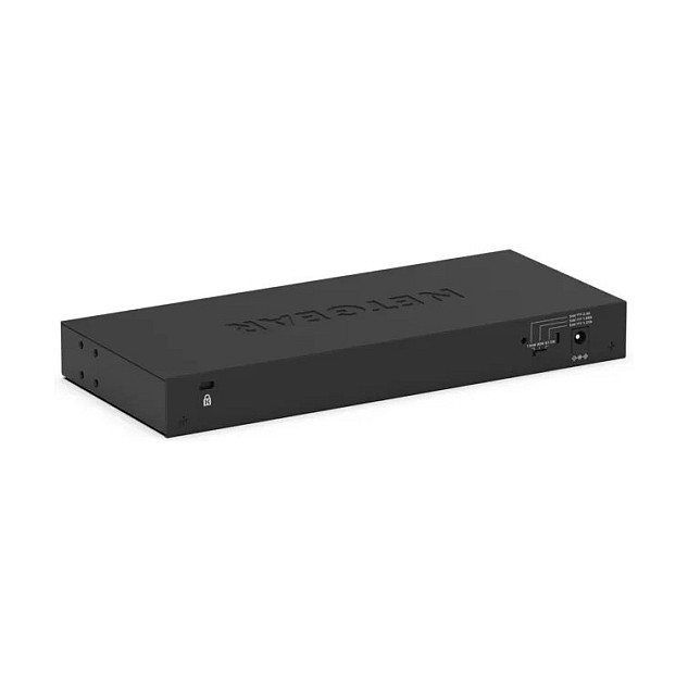 NETGEAR GS308LP Switch Gigabit Ethernet No Administrado 8 Puertos PoE+ (60W) Conmutación 16 Gbit/s para Desktop y Montaje en Pared, Negro