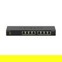 NETGEAR GS308LP Switch Gigabit Ethernet No Administrado 8 Puertos PoE+ (60W) Conmutación 16 Gbit/s para Desktop y Montaje en Pared, Negro