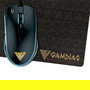 RATÓN GAMING GAMDIAS ZEUS E1 - SENSOR ÓPTICO - 1000/3200DPI - 125HZ - ILUMINACIÓN MULTICOLOR - CABLE USB 1.8M + ALFOMBRILLA NYX E1