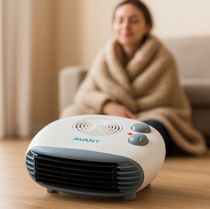AVANT Calefactor Portátil Eléctrico 2000W Calor Rápido para Hogar