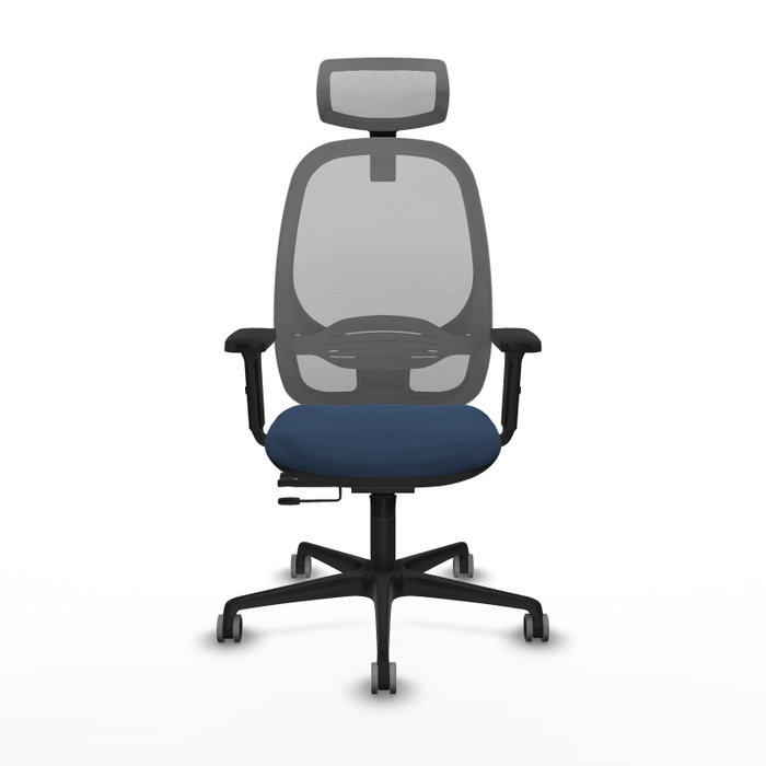 PIQUERAS Y CRESPO Silla de oficina Cilanco Azul marino y Gris