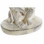 DKD Home Decor Figura de Mono en Resina con Acabado Decapé Blanco