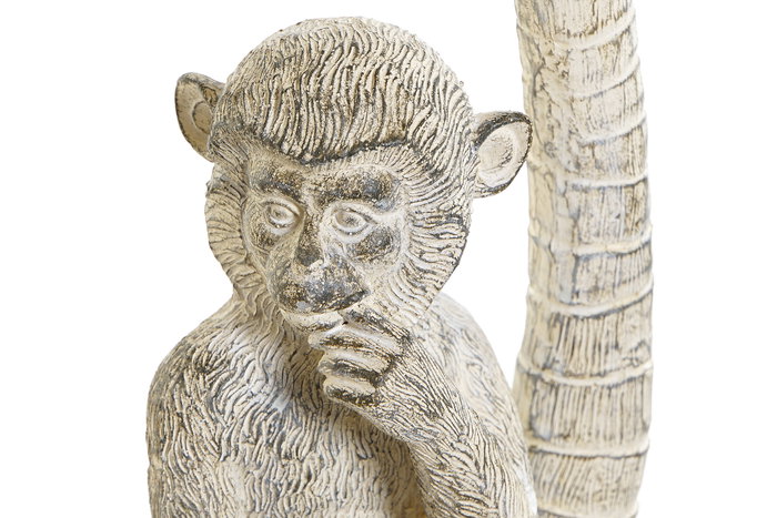 DKD Home Decor Figura Mono Resina Blanco 12 x 29 x 15 cm