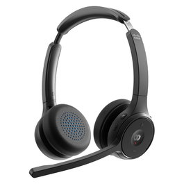Cisco HS-WL-722 Auriculares Diadema Inalámbricos Bluetooth 5.0 Negro, Supraaural, 45h Batería, Cancelación Ruido Micrófono, Optimizados para Webex