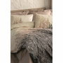 Aucune Juego de cama de 100% algodón, Beige, 220x240 cm + 2 fundas de 60x60 cm