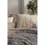 Aucune Juego de cama de 100% algodón, Beige, 220x240 cm + 2 fundas de 60x60 cm
