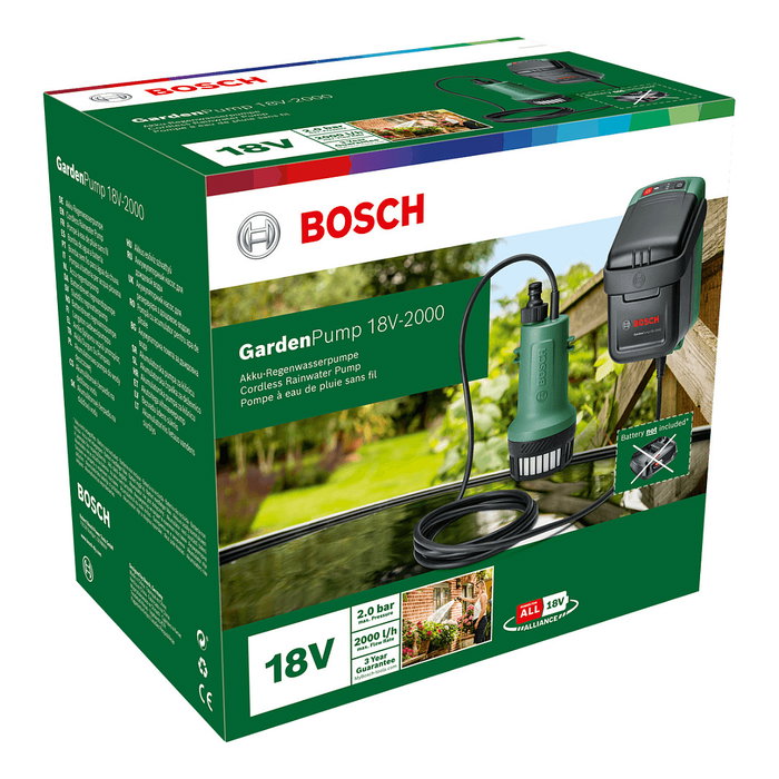 Bosch GardenPump 18V-2000 solo