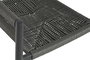 DKD Home Decor Silla de Terraza y Jardín Negro Gris Oscuro Aluminio Ratán 60 x 78 x 56 cm