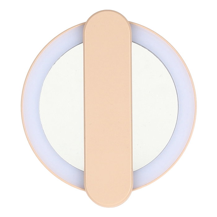 Cosmetic Club Espejo de Bolsillo LED Recargable USB para Cosmético, Portátil y Plegable