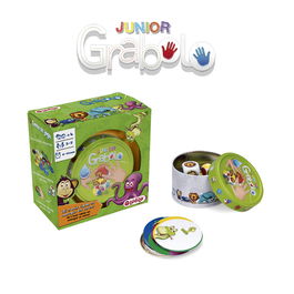 LÚDILO Juego Grabolo Jr 80452 Juego de cartas de lógica, observación y rapidez para niños +4 años