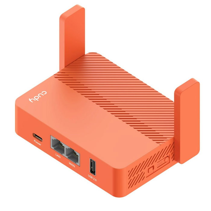 CUDY AC1200 Enrutador Inalámbrico Portátil Doble Banda Naranja CUDY AC1200 Enrutador Inalámbrico Portátil Doble Banda Naranja