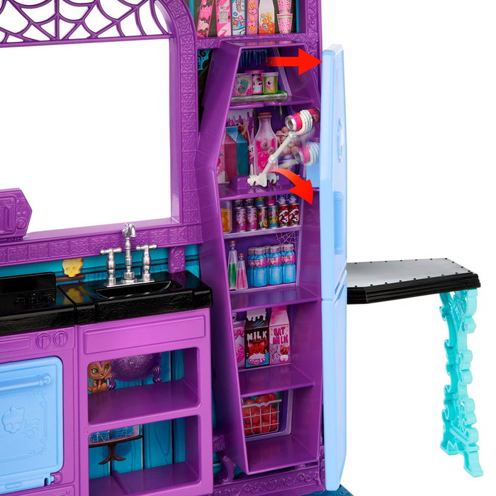 Monster High Hotel Buuuutique JBF16 Mattel Muñecas con 5 zonas de juego y 13 accesorios Monster High Hotel Buuuutique JBF16 Mattel Muñecas con 5 zonas de juego y 13 accesorios