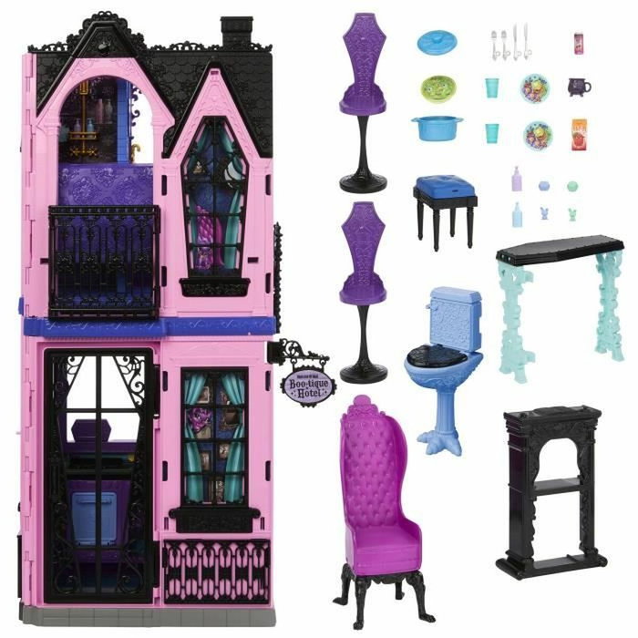 Monster High Hotel Boo-tique Casa de muñecas y accesorios JBF16
