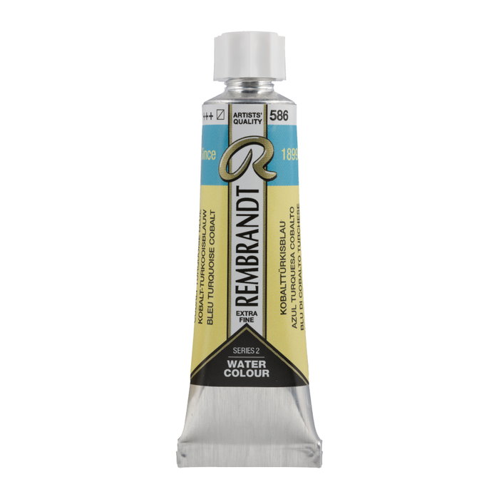Rembrandt Acuarela Tubo 10 ml Azul Turquesa Cobalto 586 Rembrandt Acuarela Tubo 10 ml Azul Turquesa Cobalto 586
