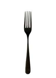 Summa BAMBERG Tenedor de Mesa Negro Vintage, Acero Inoxidable 18/10, 21 cm (Set de 12)