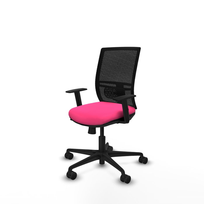 PIQUERAS Y CRESPO Silla de oficina Yunquera Rosa y Negro PIQUERAS Y CRESPO Silla de oficina Yunquera Rosa y Negro